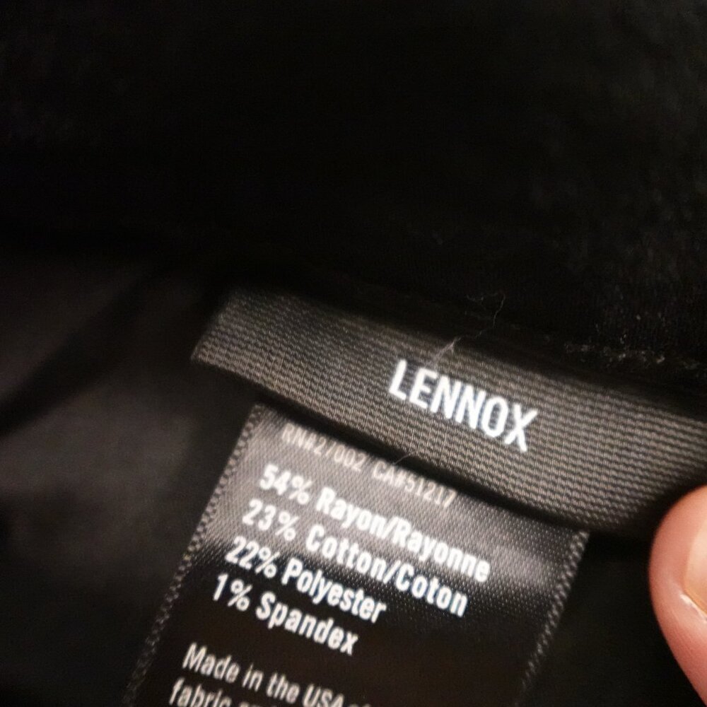 PAIGE Jeans Lennox Slim Fit Men's Size 33 Black Shadow Made in USA - Picture 12 of 14